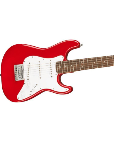 Squier - Guitare Electrique Mini Stratocaster, Laurel Fingerboard, White Pickguard, Dakota Red