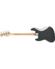 Squier - Basse Affinity Jazz Bass, Laurel Fingerboard, Black Pickguard, Charcoal Frost Metallic