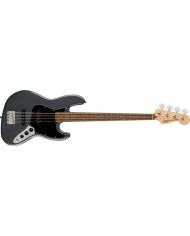 Squier - Basse Affinity Jazz Bass, Laurel Fingerboard, Black Pickguard, Charcoal Frost Metallic