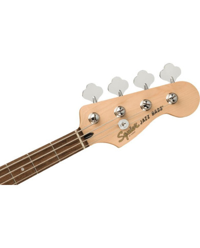 Squier - Basse Affinity Jazz Bass, Laurel Fingerboard, Black Pickguard, Charcoal Frost Metallic