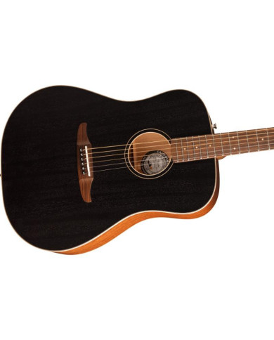 Fender - Guitare ElectroAcoustique Limited Edition Redondo Special Mahogany, Open Pore Black Top
