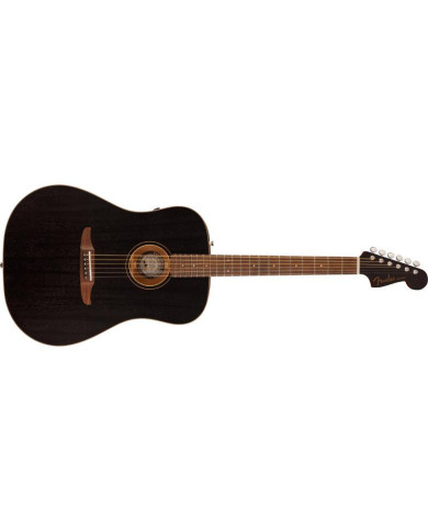 Fender - Guitare ElectroAcoustique Limited Edition Redondo Special Mahogany, Open Pore Black Top