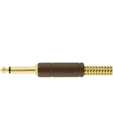 Fender - Câble Instrument Deluxe Series Instrument Cable, Straight/Straight, 4,5m, Tweed