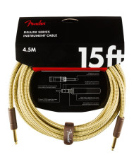 Fender - Câble Instrument Deluxe Series Instrument Cable, Straight/Straight, 4,5m, Tweed