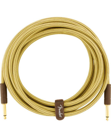 Fender - Câble Instrument Deluxe Series Instrument Cable, Straight/Straight, 4,5m, Tweed