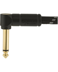 Fender - Câble Instrument série Deluxe, droit/coudé, 4,5m Tweed noir