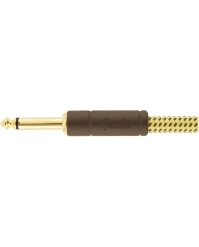 Fender - Câble Instrument Deluxe Series Instrument Cable, Straight/Straight, 1,5m, Tweed