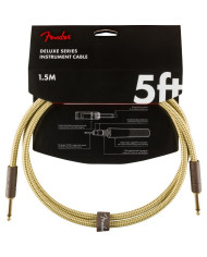 Fender - Câble Instrument Deluxe Series Instrument Cable, Straight/Straight, 1,5m, Tweed