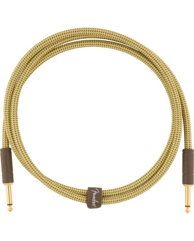 Fender - Câble Instrument Deluxe Series Instrument Cable, Straight/Straight, 1,5m, Tweed