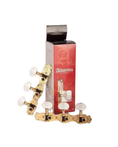 Alhambra - Mécaniques classique Doré Boutons blancs N2