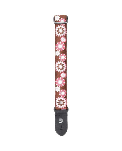 D'Addario - Sangle pour Ukulélé Flower