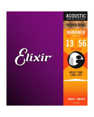 Elixir - Jeux Nanoweb Phosphor Bronze 13/56