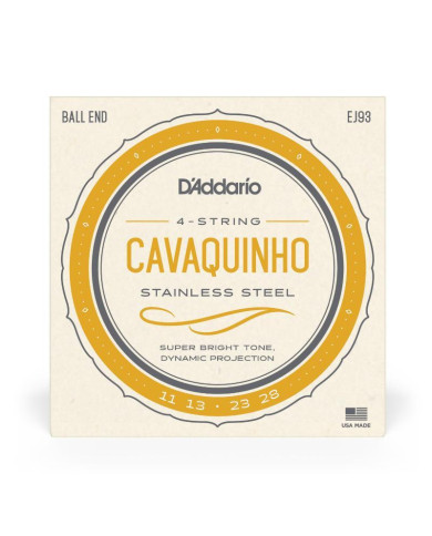 D'Addario - Jeux 4 cordes pour Cavaquinho EJ93