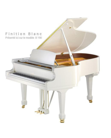 Bechstein - Piano à queue Concert B-212 Blanc Brillant