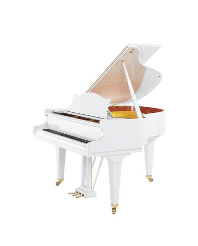 Bechstein - Piano à queue Concert L-167 Blanc Brillant