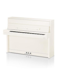 Bechstein - Piano Droit Academy A 114 Chrome Art Blanc Brillant