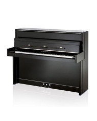Bechstein - Piano Droit Academy A 114 Chrome Art Noir brillant