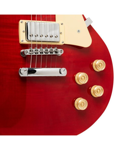 Stagg - Guitare Electrique Série Deluxe Acajou Massif DLX Red