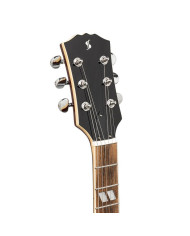 Stagg - Guitare Electrique Série Deluxe Acajou Massif DLX Red