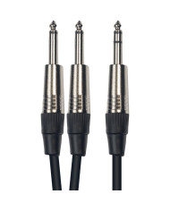 Yellow Cable - Câble Audio 2 jacks mono mâle/j. stéréo mâle 6m K05-6