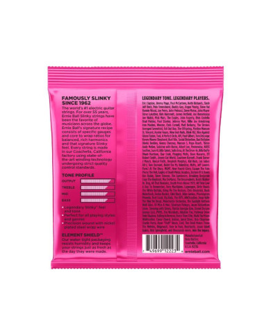 Ernie Ball - Jeux de cordes Super Slinky Nickel Wound 09-42