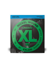 D'Addario - Cordes pour basse EXL220 filet nickel, Super Light, 40-95, Long Scale