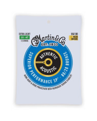 Martin - Cordes Acoustiques Authentic, 12 cordes, Extra Light, 80/20 - 10-47