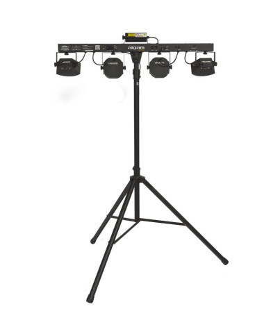 Algam Lightning - Effets d'animation Projecteurs à LED 4-en-1 sur pied