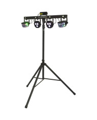 Algam Lightning - Effets d'animation Projecteurs à LED 4-en-1 sur pied