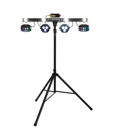 Algam Lightning - Effets d'animation Projecteurs à LED 4-en-1 sur pied