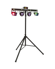 Algam Lightning - Effets d'animation Projecteurs à LED 4-en-1 sur pied