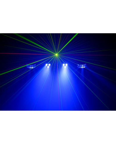 Algam Lightning - Effets d'animation Projecteurs à LED 4-en-1 sur pied