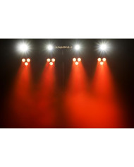 Algam Lightning - Effets d'animation Projecteurs à LED 2-en-1 sur pied et pédalier