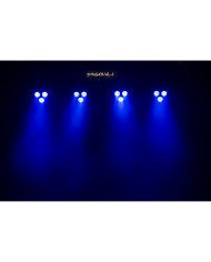 Algam Lightning - Effets d'animation Projecteurs à LED 2-en-1 sur pied et pédalier
