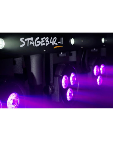 Algam Lightning - Effets d'animation Projecteurs à LED 2-en-1 sur pied et pédalier