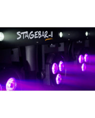 Algam Lightning - Effets d'animation Projecteurs à LED 2-en-1 sur pied et pédalier