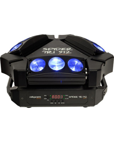 Algam Lightning - Effets d'animation Mini-barres motorisées Beam 9x 12W
