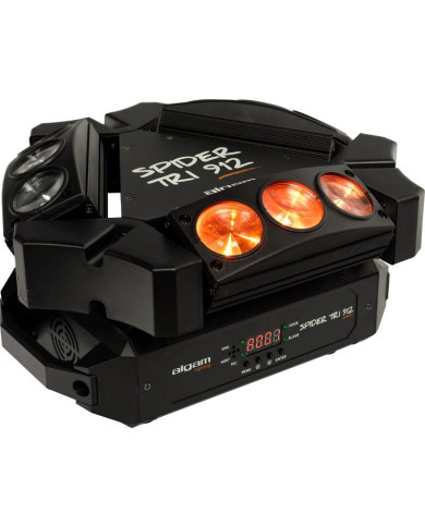 Algam Lightning - Effets d'animation Mini-barres motorisées Beam 9x 12W