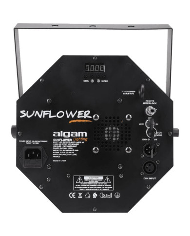 Algam Lightning - Effets d'animation Combo 3-en-1 soleil, stroboscope, laser