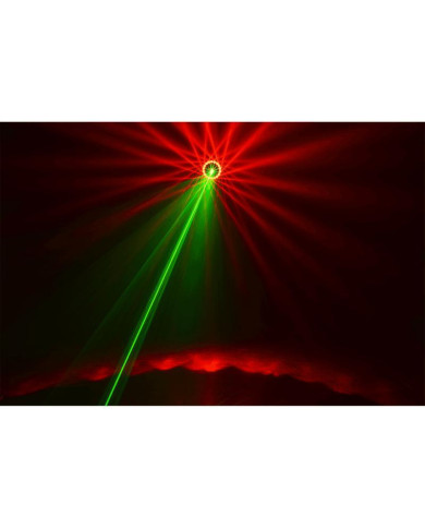 Algam Lightning - Effets d'animation Combo 3-en-1 soleil, stroboscope, laser