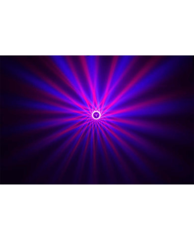 Algam Lightning - Effets d'animation Combo 3-en-1 soleil, stroboscope, laser