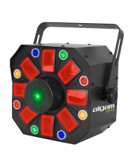 Algam Lightning - Effets d'animation Combo 3-en-1 derby, stroboscope ou wash, laser