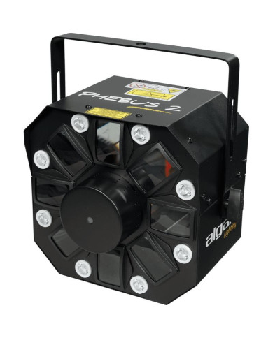 Algam Lightning - Effets d'animation Combo 3-en-1 derby, stroboscope ou wash, laser
