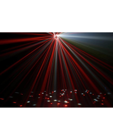 Algam Lightning - Effets d'animation Combo 3-en-1 derby, stroboscope ou wash, laser