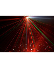 Algam Lightning - Effets d'animation Combo 3-en-1 derby, stroboscope ou wash, laser