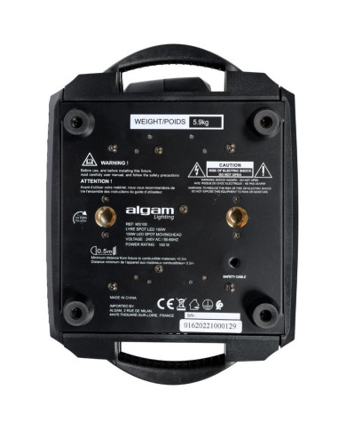 Algam Lightning - Lyre spot 100W prisme 6 faces