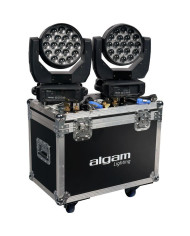 Algam Lightning - pack de 2 MW19X15Z + flight case