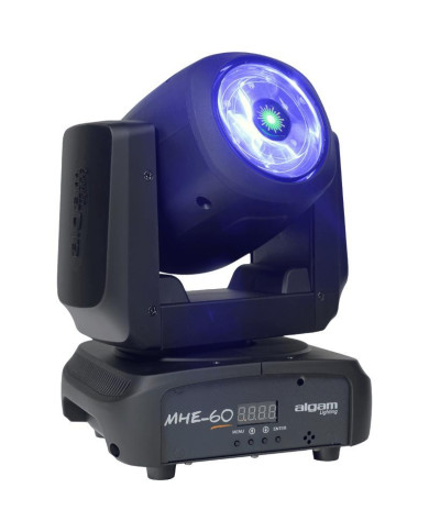 Algam Lightning - Lyre WASH LED 6 x 15W RGBW + laser vert 200mw
