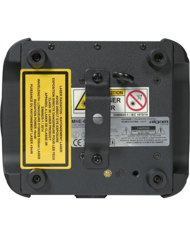 Algam Lightning - Lyre WASH LED 6 x 15W RGBW + laser vert 200mw