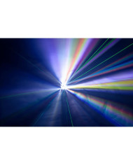 Algam Lightning - Lyre WASH LED 6 x 15W RGBW + laser vert 200mw